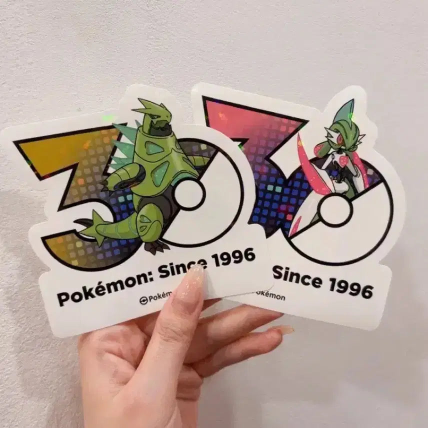 [BUNJANG] Pokemon 30th Anniversary Sticker Set (Iron Thorns/Iron Hands) / 무쇠가시 무쇠무인 포켓몬 30주년 스티커