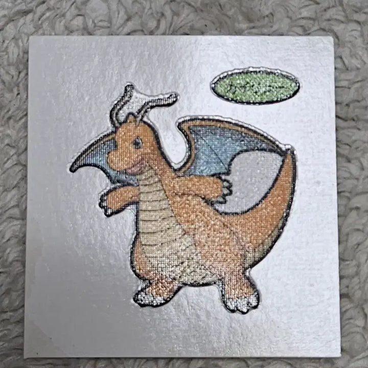 [BUNJANG] Japan Pokémon Tteokbokki Sticker Dragonite Sticker / 일본 포켓몬스터 띠부 씰 스티커 망나뇽 스티커