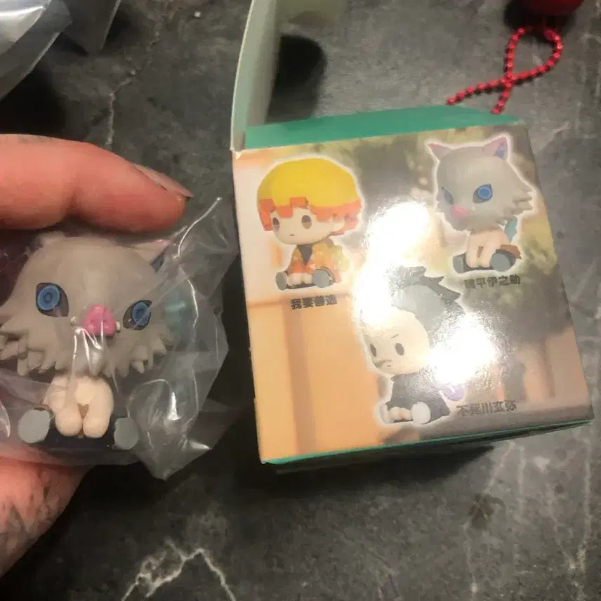 [BUNJANG] Demon Slayer Inosuke Wind-Up Action Figure / 귀멸의 칼날 피규어 태엽 이노스케 뽑기
