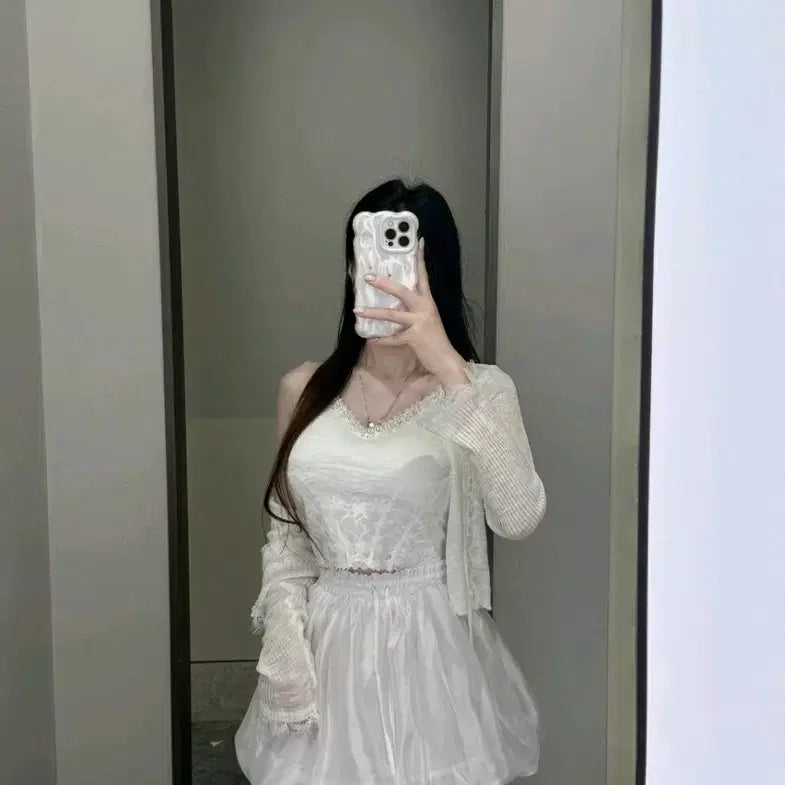 [BUNJANG] Imported Clothing Summer Sleeveless Cardigan Set / 수입의류 여름나시가디건세트  제이쁨데이트룩최종가격