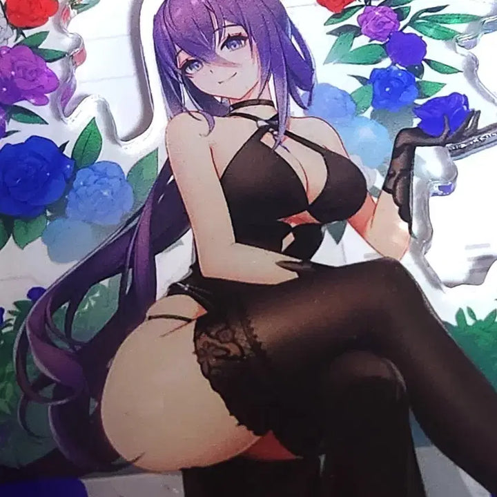 [BUNJANG] Closers Ari Eternal Black Rose Acrylic Stand / 클로저스 애리 이터널 블랙 로즈 아크릴스탠드