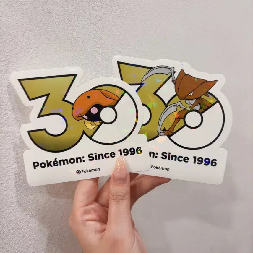 [BUNJANG] Helmet Helmet Fossil Pokemon 30th Anniversary Sticker Set / 투구 투구푸스 포켓몬 30주년 스티커