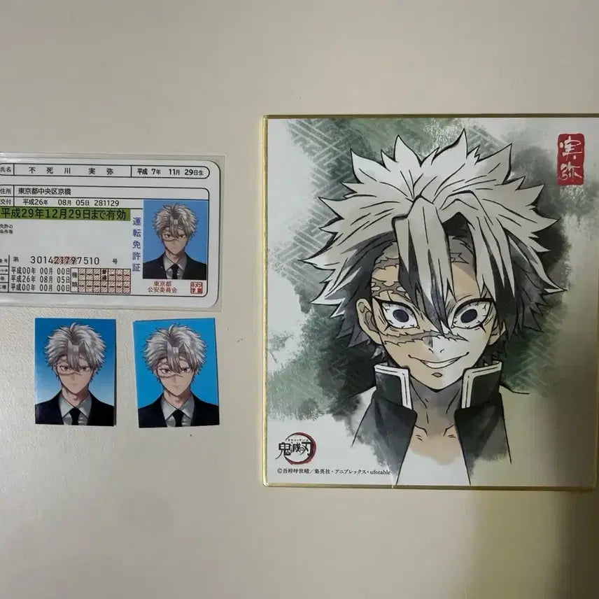 [BUNJANG] Demon Slayer Shinazugawa Sanemi Merchandise Bundle Set / 귀멸의 칼날 시나즈가와 사네미 굿즈 일괄