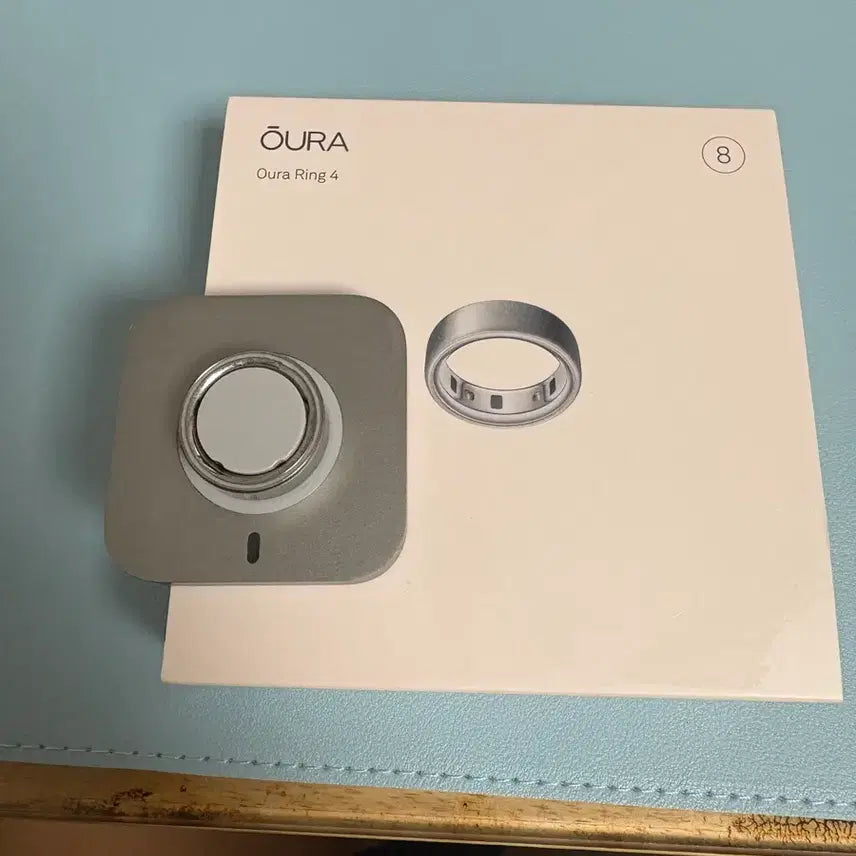 [BUNJANG] Oura Ring Gen 4 Brushed Silver Smart Ring Size 8 / 오우라링 Oura Ring 4 브러쉬드 실버 스마트링 8사이즈 반지