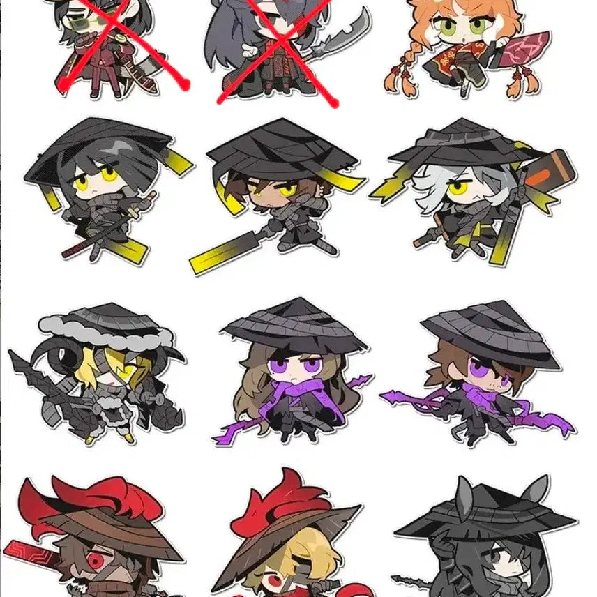 [BUNJANG] Limbus Company Sticker Split Set / 림버스컴퍼니 스티커 2세트 분철합니다