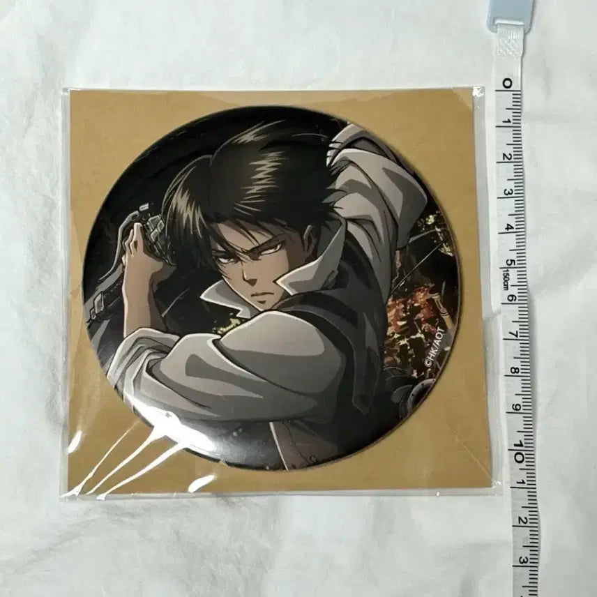 [BUNJANG] Attack on Titan Levi Regretless Choice Big Can Badge (Sealed) / 희귀 미개봉) 진격의거인 리바이 후회없는선택 후없선 빅 캔뱃지