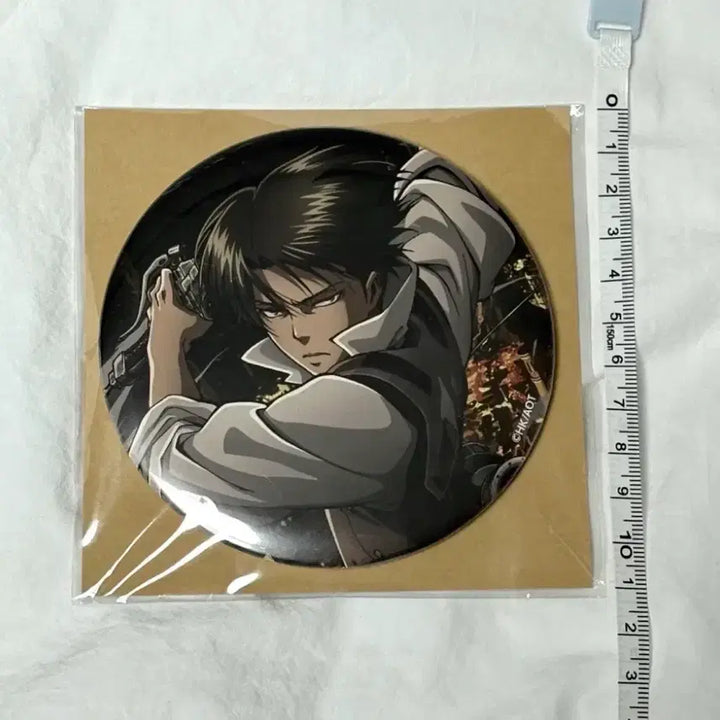 [BUNJANG] Attack on Titan Levi Regretless Choice Big Can Badge (Sealed) / 희귀 미개봉) 진격의거인 리바이 후회없는선택 후없선 빅 캔뱃지