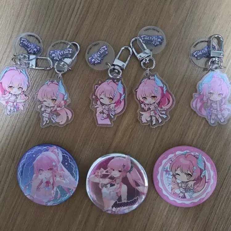 [BUNJANG] Aimes Festival Keyring, Can Badge Bundle Set / 명조 띵조페스티벌 에이메스 키링, 캔뱃지 올클 일괄