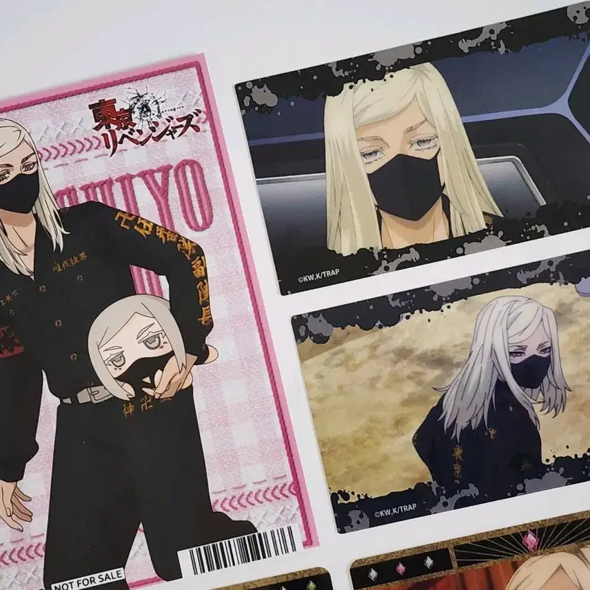 [BUNJANG] Tokyo Revengers Sanzu Haruchiyo &amp; Muto Yasuhiro Bundle Set Bromide, Student ID, and Clear Card / 일괄) 도쿄 리벤저스 산즈 하루치요 무토 야스히로 도리벤 카드 브로마이드