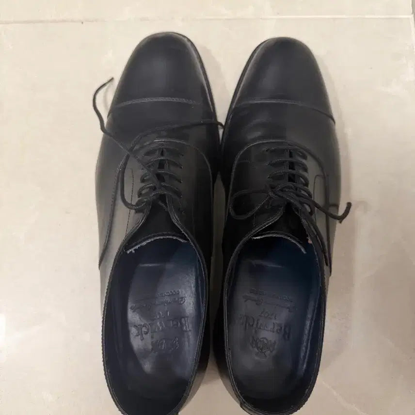 [BUNJANG] Berwick 4983 Oxford Shoes Black / [7 1/2] 버윅 4983 옥스포드화