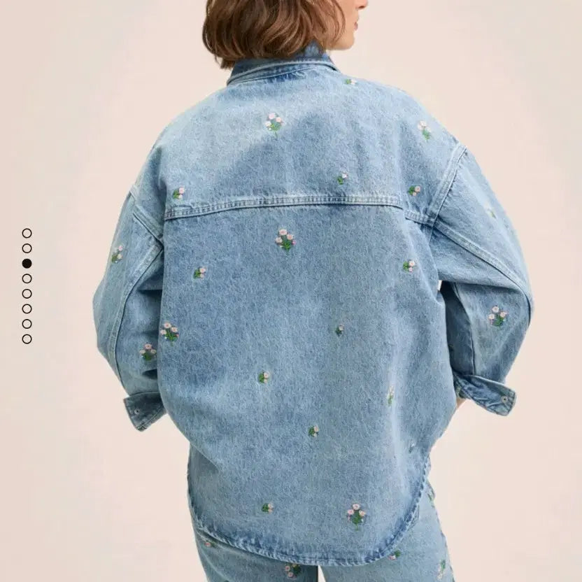 [BUNJANG] Mango Oversized Denim Jacket / 망고 오버사이즈 데님 자켓