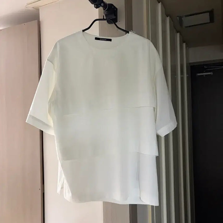[BUNJANG] Songzio Plate Woven T-Shirt / 송지오 플레이트 우븐 티셔츠