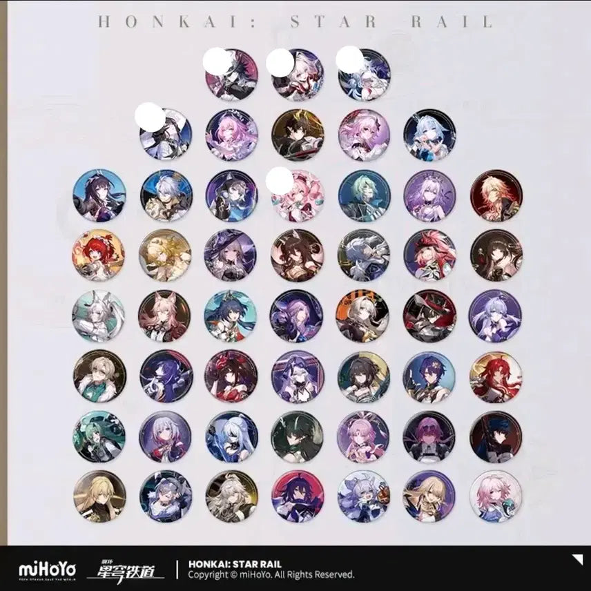 [BUNJANG] Honkai: Star Rail "Invitation to a Banquet" Series Pinon, Teng Huang, Kirene, Teng Acrylic Keyring / 10일공구마감) 스타레일 뭇별의 초대 시리즈 파이논등황키레네등