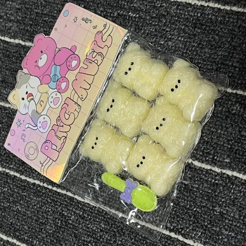 [SOLD OUT] 미개봉 새상품 곰돌이 6마리 말랑이 키덜트 수제말랑이