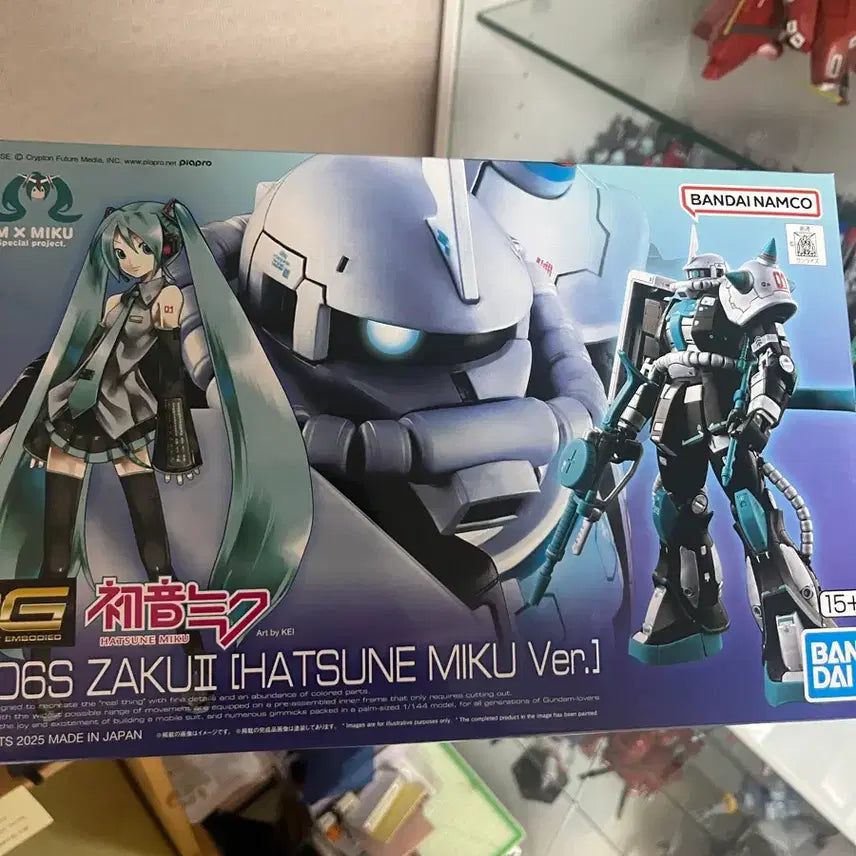[BUNJANG] Bandai Spirits RG Hatsune Miku Zaku Model Kit / RG 하츠네미쿠 자쿠