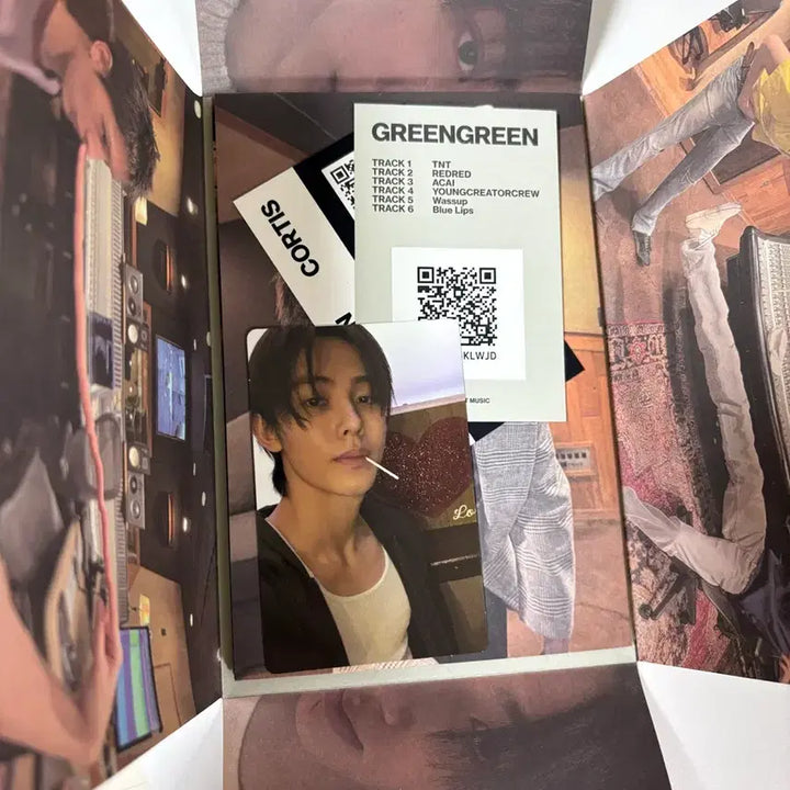 [BUNJANG] KORTIZ "Green" Weverse Album Set Hyunjoong, Junghoon Bundle Set Photocards / 코르티스 그린그린 위버스반 앨범 성현 주훈 포카 일괄