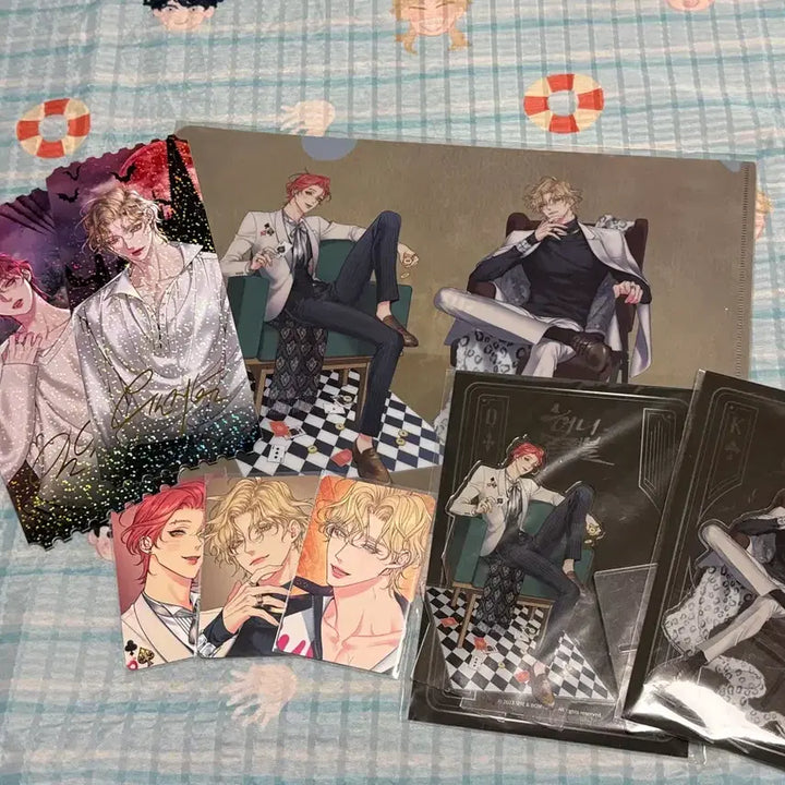 [BUNJANG] Bomtoon Honey Trouble Acrylic Stand + File + Photocard + 10th Anniversary Ticket / 봄툰 플러스 허니트러블 아크릴+파일 ( 어나더핑크 포카+10주년 티켓)