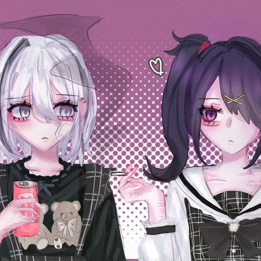 [BUNJANG] Custom Character Illustration Service - Geine Style / [최대가 0.25] 미소녀 지뢰계 그림 커미션 페어 드림 중퀄