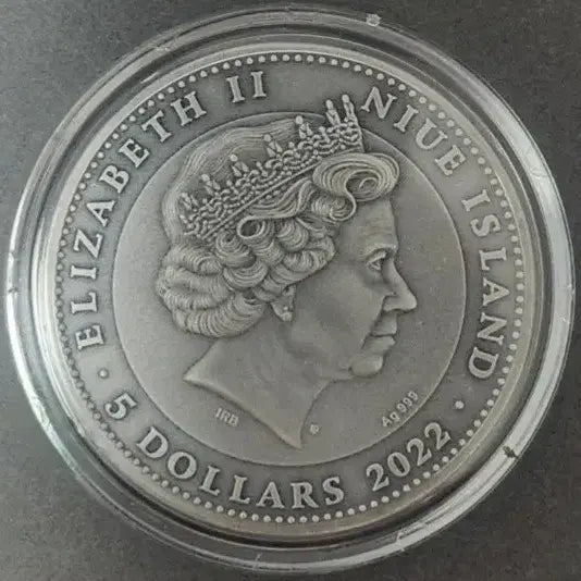 [BUNJANG] 2022 Niue 2oz 99.9% Silver Fox Mask Coin / 2022 니우에 2온스키츠네 여우 가면 999% 실버
