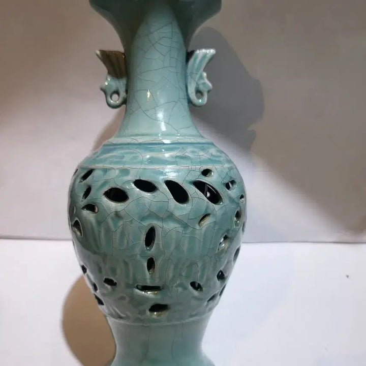 [BUNJANG] Chinese Porcelain Yue Kiln Translucent Vase / 중국도자기 시요