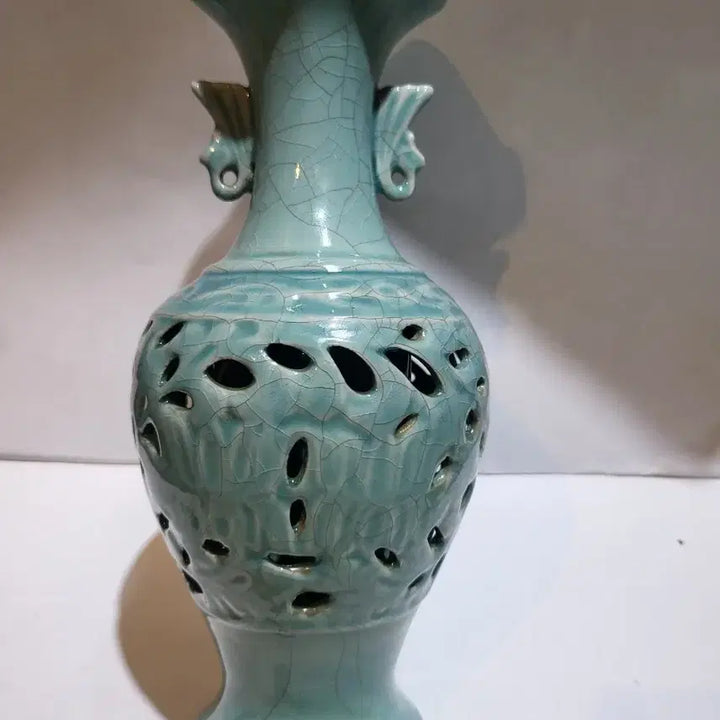 [BUNJANG] Chinese Porcelain Yue Kiln Translucent Vase / 중국도자기 시요