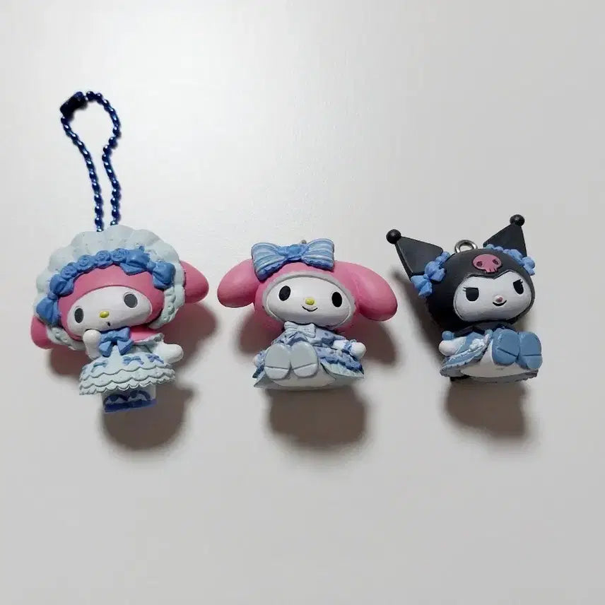 [BUNJANG] Sanrio My Melody Kuromi Lolita Blue Gacha Bundle Set / (일괄)산리오 마이멜로디 쿠로미 로리타 블루 가챠
