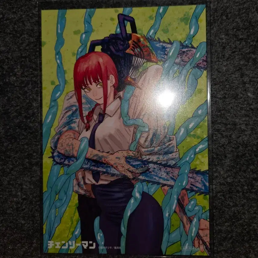 [BUNJANG] Chainsaw Man Makima Original Illustration Limited Edition Card / 체인소맨 마키마 원화 한정판 일러스트 카드