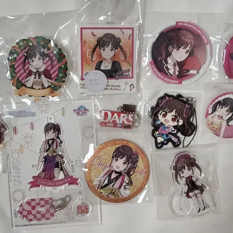 [BUNJANG] Idolmaster Shiny Colors Chiyoko Sonoda Goods Bundle Set / 아이돌마스터 샤이니 컬러즈 샤니마스 소노다 치요코 굿즈 세트