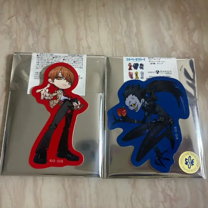 [BUNJANG] Death Note Bookstore Pop-Up Stickers (Light &amp; Ryuk) Bundle / 데스노트 서점 팝업 스티커 (라이토+류크)