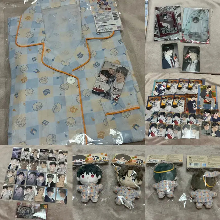 [BUNJANG] Bomsweethome Ppalchigyeong Puppy Doll, POB Photocard, Postcard, Lenticular Photocard, Photocard Holder, Pajama Bundle Set / 봄스윗홈 식후경 뽀시래기 인형 시그 포카 엽서 렌티 포카홀더 파자마 일괄