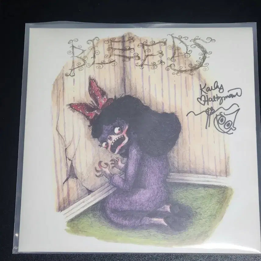 [BUNJANG] Wednesday Bleeds Signed LP / 웬즈데이(Wednesday) Bleeds 사인 Lp