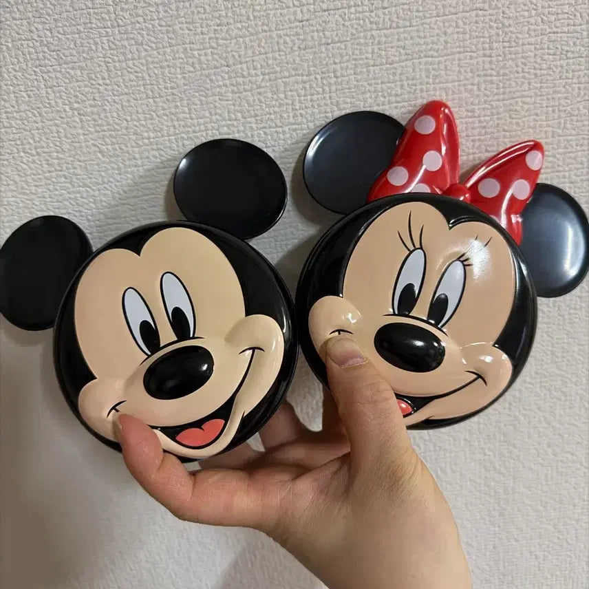 [BUNJANG] Mickey &amp; Minnie Face Tin Containers Set / 미키미니 통