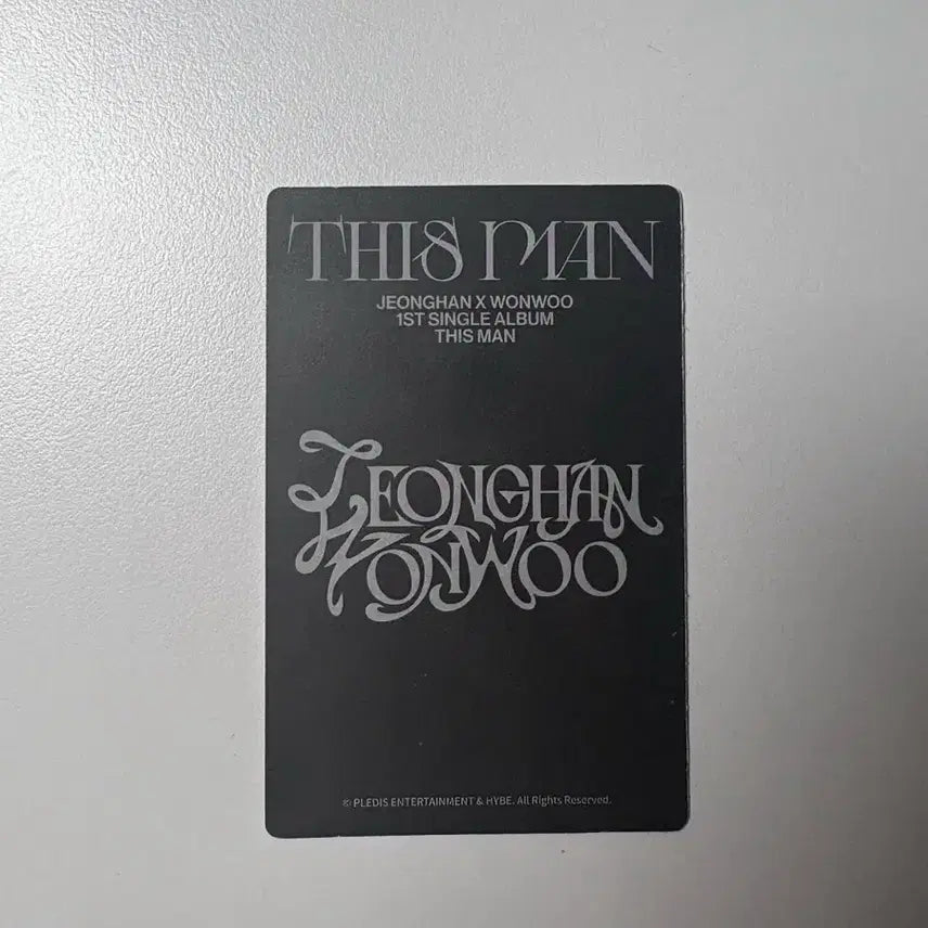 [BUNJANG] SEVENTEEN Jeonghan THIS MAN WITHMUSA Photocard (ver.1) / 세븐틴 정한 THIS MAN 위드뮤 (ver.1)