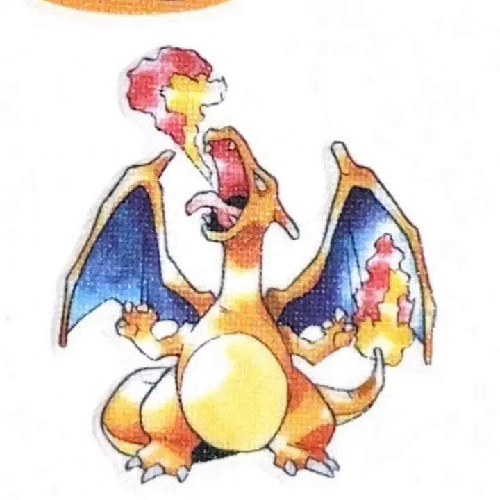 [BUNJANG] Pokemon Artwork Sticker Set - Charizard &amp; Ditto / (구매) 포켓몬 아트워크 띠부씰 리자몽 메타몽