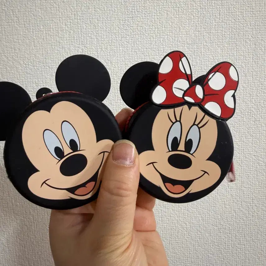 [BUNJANG] Disney Mickey &amp; Minnie Mouse Pouch Set / 디즈니 미키 미니 마우스 파우치