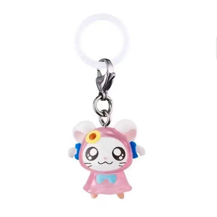 [BUNJANG] Hamtaro Ribon Ichiban Kuji Keychain / 방가방가 햄토리 3탄 메지루시 가챠 리본이 우비 키링 햄스터 리본