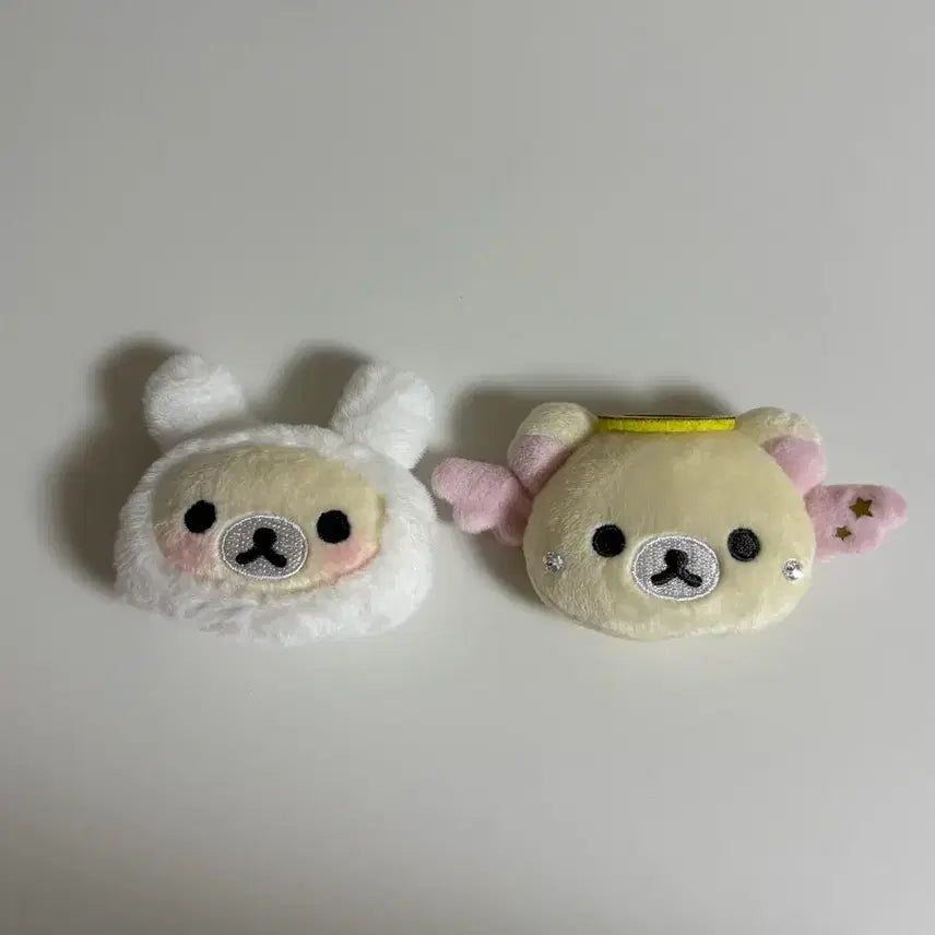 [BUNJANG] San-X Korilakkuma Angel Usagi Plush Badge (Boxed) / 산엑스 코리락 가득 우사기 천사 뱃지 (박스0)