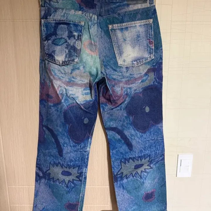 [BUNJANG] Our Legacy Third Cut Digital Chalk Flower Denim Pants Size 33 / [33] 아워레가시 써드컷 디지털 초크 플라워 데님 팬츠