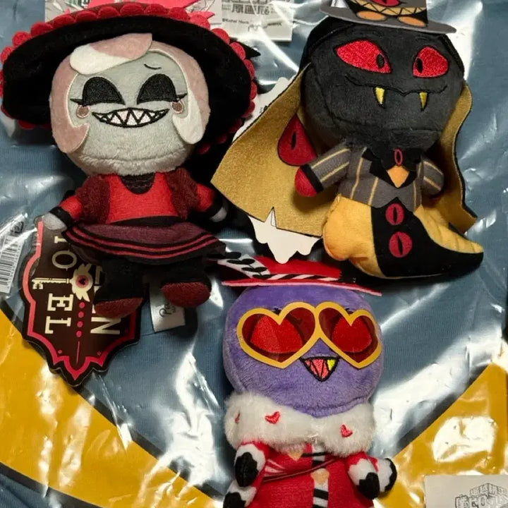 [BUNJANG] Hazbin Hotel Cherri Bomb Chibi Plush Doll Valentino / 해즈빈호텔 헬루바 보스 치비누이 누이 로지 펜셔스 경 발렌티노