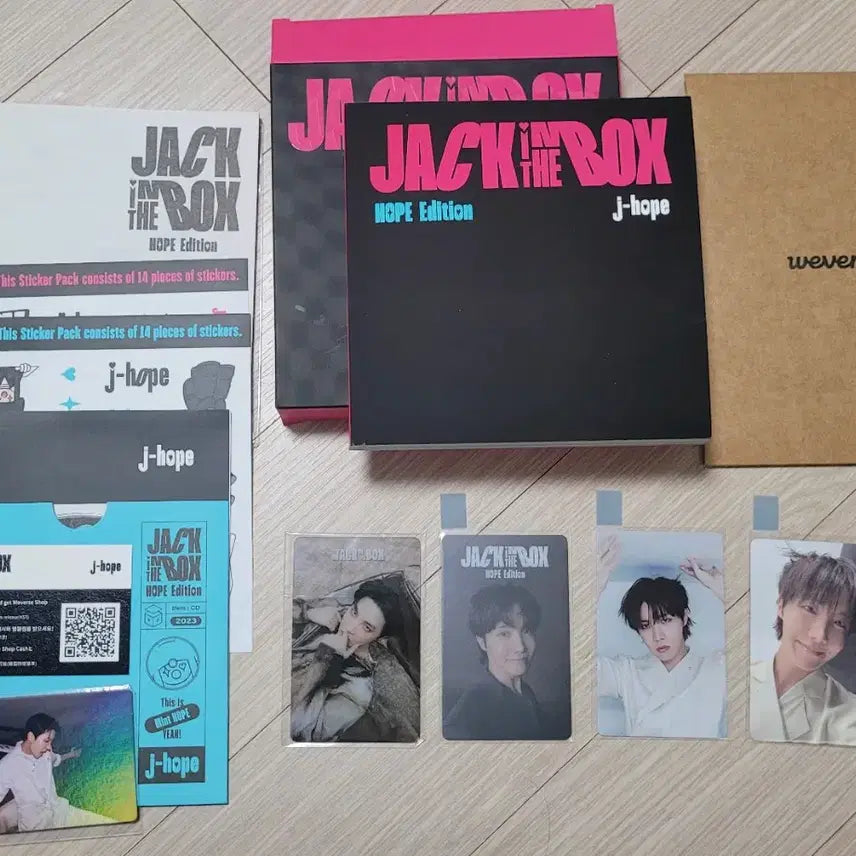 [BUNJANG] BTS J-Hope Jack In The Box Album Bundle Set Photocard Set / 방탄 bts 호석 jhope 제이홉 잭인더박스 앨범 일괄 포카 7장