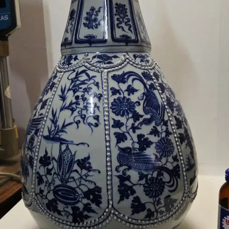 [BUNJANG] Large Celadon Vase with Dragon Motif / 초대형 송대 오체 양각 용문 대화병(판매자소장품) 높이64cm무게7.6k