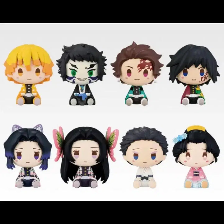 [BUNJANG] Demon Slayer Lightning Hashira Chokonoko Figure 8-Set (Sealed) / (미개봉) 귀멸의칼날 제일복권 번개의형제 초코노코 피규어 8종 풀세트
