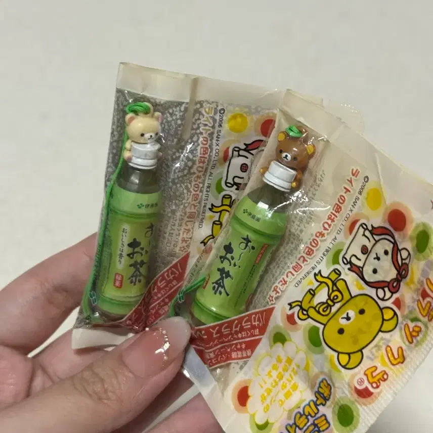 [BUNJANG] Vintage Rilakkuma Green Tea Strap Bundle Set / 고전 리락쿠마 녹차 스트랩 일괄 판매합니다!