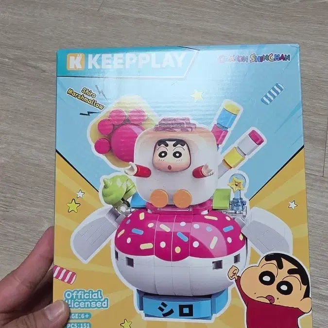 [BUNJANG] Crayon Shin-chan Character Lego Puzzle Block Set / 짱구 레고퍼즐