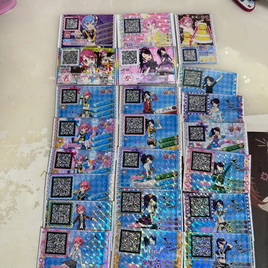 [BUNJANG] Pripara Dorothy, Leona, Shion Friendship Ticket Bundle Set / 일괄)프리파라 도로시 레오나 시온 우정티켓 기기배출 프로모