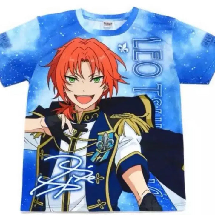 [BUNJANG] Ensemble Stars Tsukinaga Leo Full Graphic T-Shirt Knights / 앙상블 스타즈 앙스타 츠키나가 레오 풀그래픽 티셔츠 풀그티 나이츠