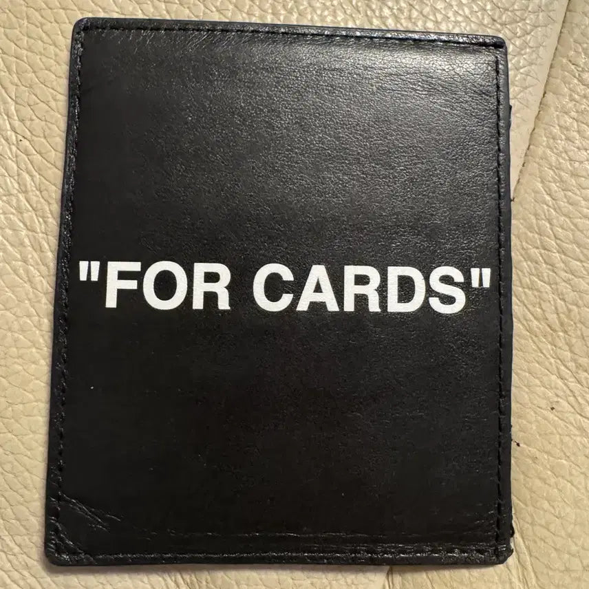 [BUNJANG] Off-White Card Holder Black / 오프화이트 카드홀더 카드지갖