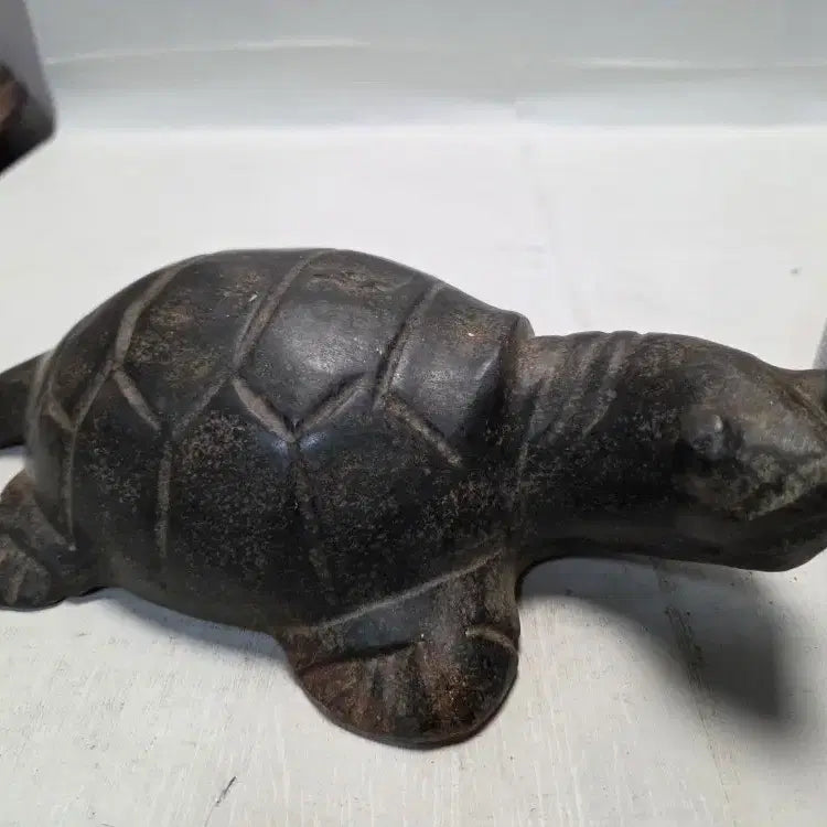 [BUNJANG] Black Skin Jade Longevity Turtle Figurine (23cm) / 흑피옥 장수거북 길이23cm무게2.3kg 대폭할인