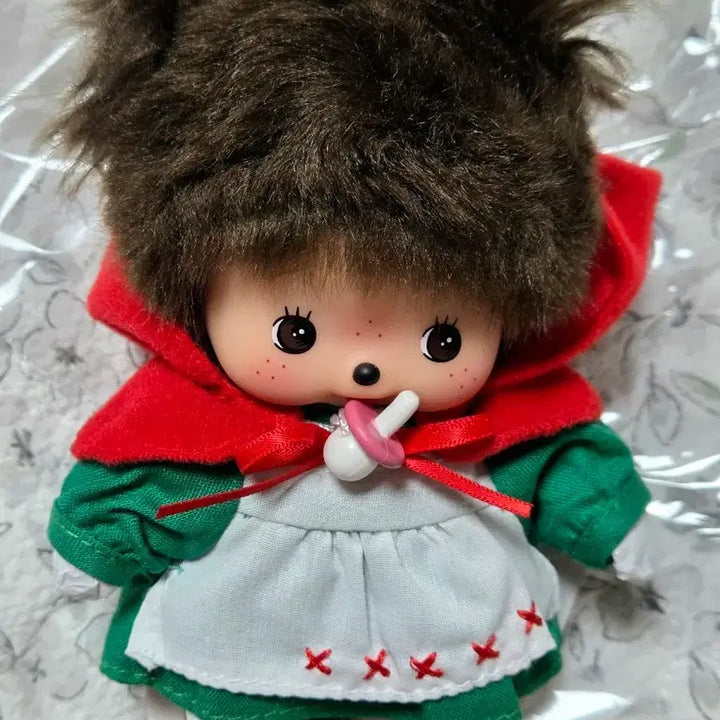 [BUNJANG] Monchhichi Baby Monchhichi Red Riding Hood Doll / 몬치치 베비치치 빨간망토