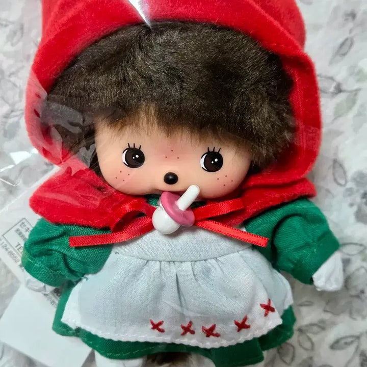 [BUNJANG] Monchhichi Baby Monchhichi Red Riding Hood Doll / 몬치치 베비치치 빨간망토